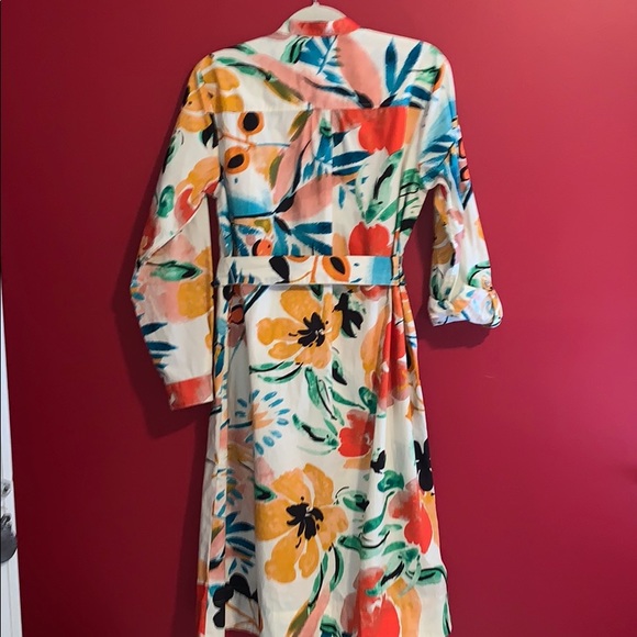 Anthropologie Floral Print Dress - Picture 3 of 7